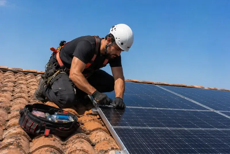 Maintenance et monitoring de panneaux solaires à Villeneuve-lès-Montréal