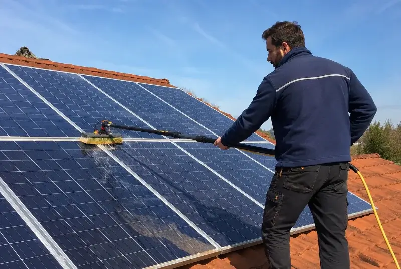 Nettoyage et entretien de panneaux solaires à Villeneuve-lès-Montréal
